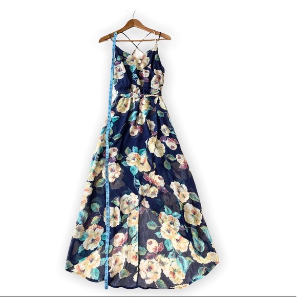 Floral Print Tua Tua High-Low Dress - Picture 4 of 15